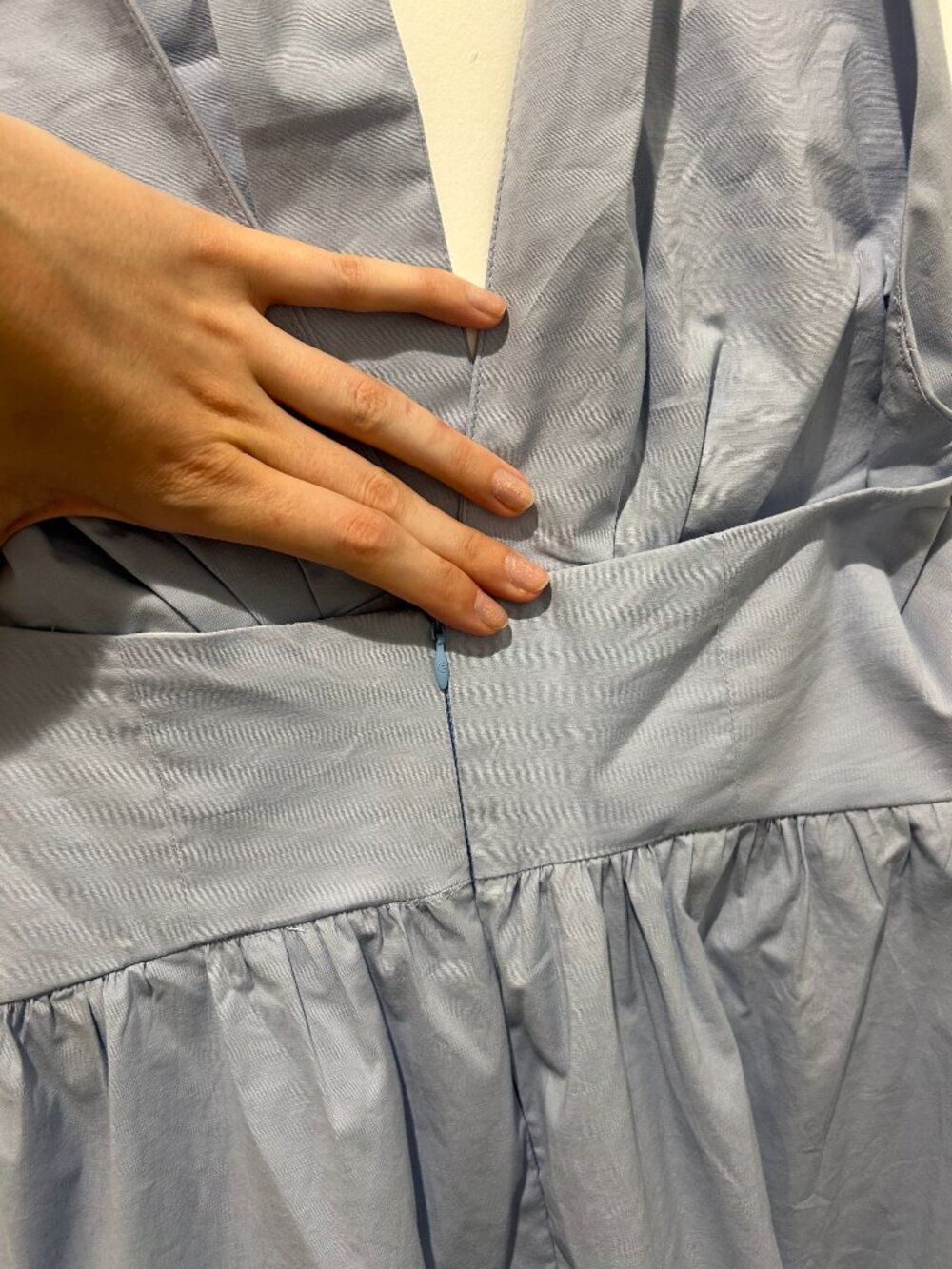 Baobab agustina maxi dress light blue - Picture 8 of 8